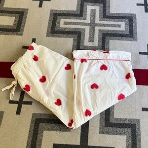 Printfresh Queen of Hearts cropped pj pants